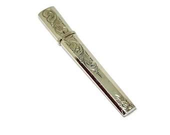 Silver Needle Case, Dutch silver hallmarked.