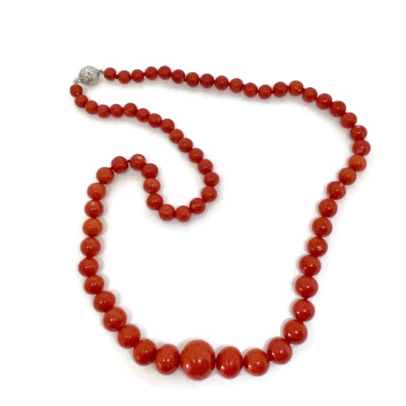 Mediterranean on sale coral beads