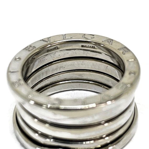 BVLGARI B-zero1 Au750 リング サイズ18 BVLGARI Ring. B.zero1 Band Ring 750 White Gold 18 Kt - Etsy