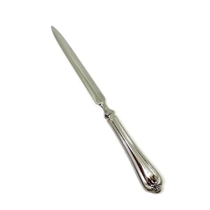 Letter Opener. Silver plated letter opener.