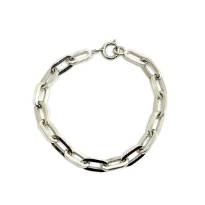 Vintage link chain massive Silver CFE bracelet. Closed for ever bracelet