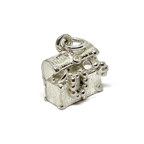 Treasure chest charm. Vintage silver charm for br… - image 6