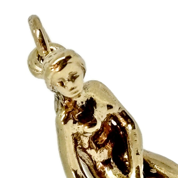 人魚姫の像チャーム ゴールド ペンダント デンマーク お土産チャーム