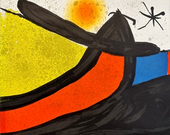 ジョアン・ミロ リトグラフ: Derriere Le Miroir 193-194、1971