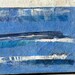 Irene Rice Pereira Oil on Canvas: Blue Abstract Composition 