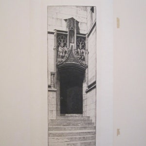 Charles Mielatz Etching: &quot;The Brides Door, St. Thomas&quot;