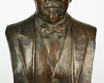 Bronze Bust of Charles Lee Patton by Elie Nadelman