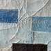Irene Rice Pereira Oil on Canvas: Blue Abstract Composition 