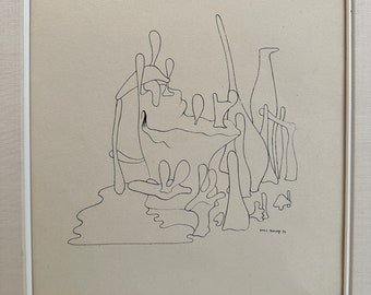 Yves Tanguy Drawing: Untitled