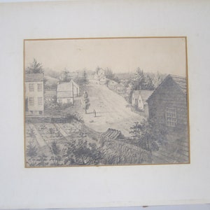 Gordon Barlow Drawing: Image of a town in perspective image 2