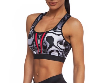 Vêtements de sport d'entraînement, soutien-gorge de yoga push-up, soutien-gorge athlétique sexy, haut bustier de sport, vêtements de fitness, haut d'entraînement à fort impact