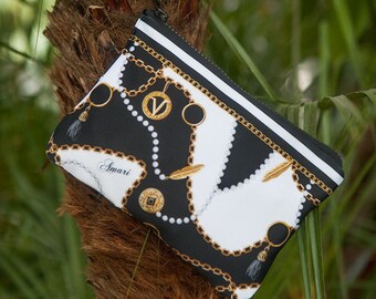 Designer Luxury Bag /Black White Bag /Mini Summer Bag