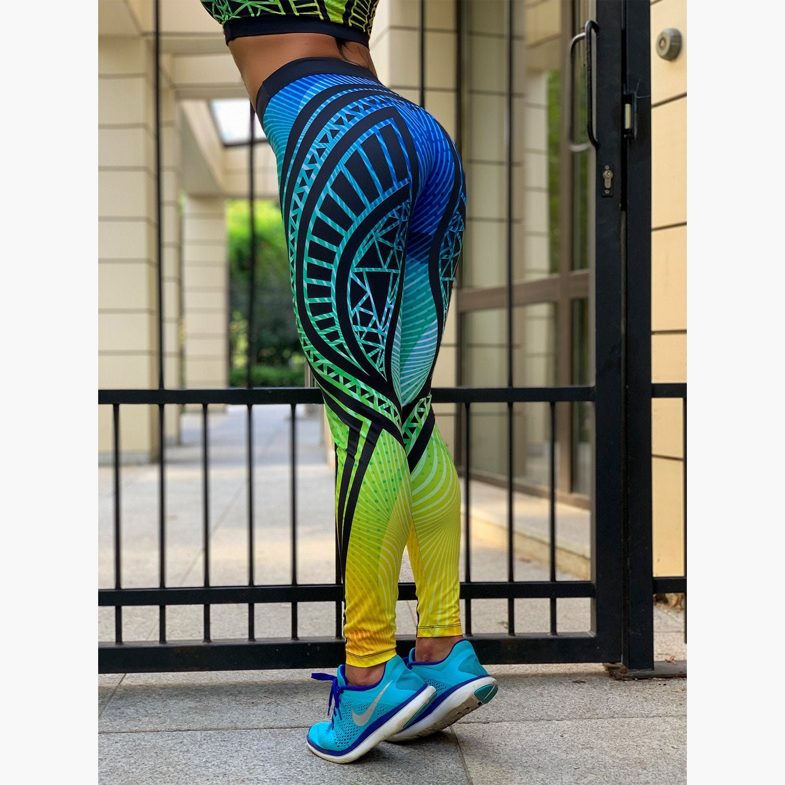 Crossfit Workout Women Leggings, Push up Yoga Pants, Women's Sports Leggings,  Workout Trousers With Print, Gym Pants -  Norway