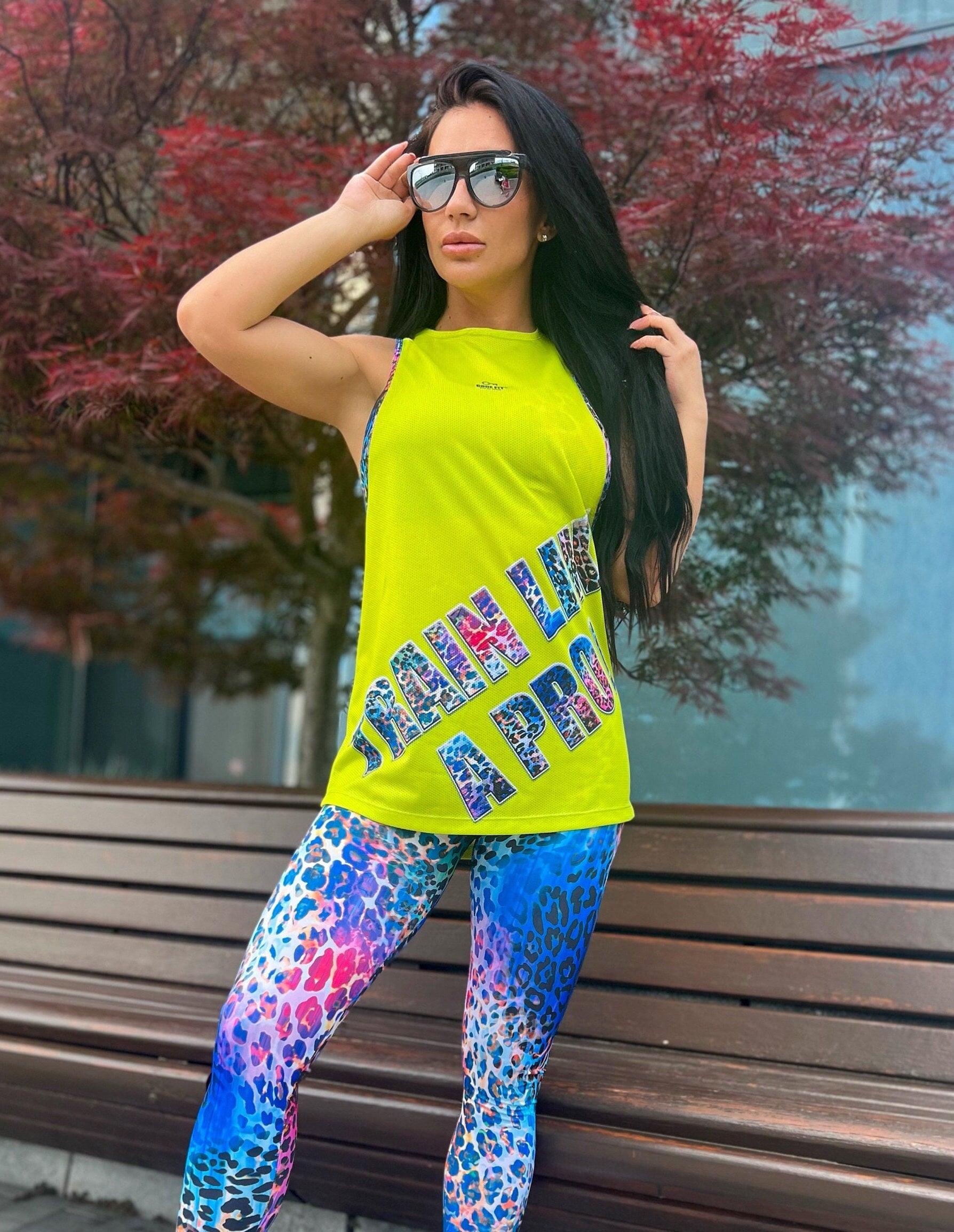 Neon workout gear sale
