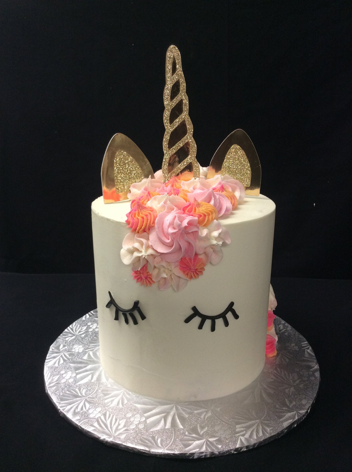 unicorn cake topper printable unicorn party unicorn horn etsy - unicorn ...