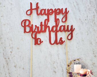 Joyeux Anniversaire A Nous Twinny Carte Carte Drole Pour Etsy France