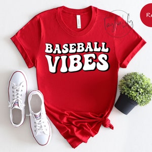 Baseball Vibes Shirt, Game Day Baseball Shirt, Baseball Tee, Baseball Shirt, Baseball Tshirts, Baseball Mom Shirt, Mom Tee