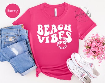 Beach Shirt, Summer Shirt, Vacation T-Shirt, Beach Vibes Shirt, Summer Vacation Shirt, Summer T Shirt, Retro Beach Shirt, Hello Summer Shirt
