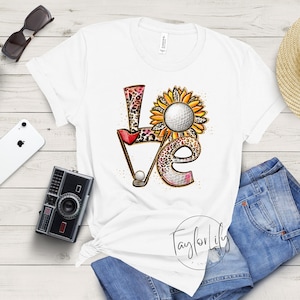 Golf Shirt, Golf Shirts, Golfer Shirt, Golf Lover Gift, Leopard Golf Shirt, Golf Tshirt, Golf Mom Shirt, Game Tshirt, Golf Tee, Liefde voor Golf