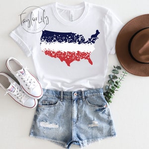 Camisa de mapa de EE. UU., Camisa de mapa, Camiseta de mapa de América, Camisa de mapa de EE. UU., Camisa de bandera de EE. UU., Camisa del 4 de julio, Camisa del día de la independencia, Camisa del 4 de julio, Veterano