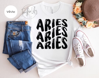 Vintage Aries Shirt, Aries Sign Shirt, Vintage Shirt, Retro Shirt, Zodiac Shirt, Aries Shirt, Retro Aries Shirt, Zodiac Sign Birthday Gifts