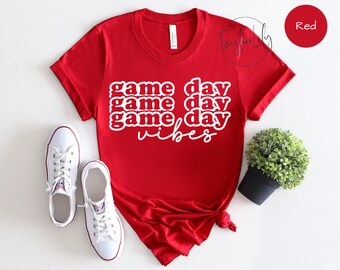 Game Day Vibes Shirt, Football Shirt, Game Day Vibes, Game Day, Baseball Shirt, Game Day Shirt, Softball Shirt, Soccer Mom, Sports Mom Shirt