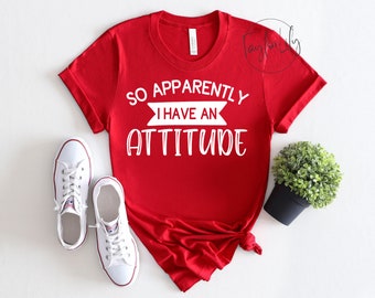 Anscheinend habe ich ein Haltungs-Shirt, sarkastisches Frauen-T-Shirt, Haltungs-Shirt, Frauen urkomisches T-Shirt, lustiges Zitat-Shirt, freches Shirt