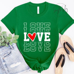 Love Shirt, Valentine&#39;s Day Shirt, Love T-shirt, Love Shirt For Woman, Valentine Day Gift, Heart Shirt, Valentines Shirt, Love Tshirt, Girls