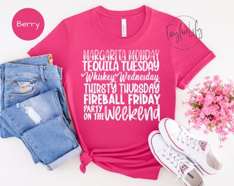 Trinktage Shirt, lustiges Trink Shirt, süßes Trink Shirt, Brunch Shirt, Wochenend Shirt, Trinken T-Shirt, Alkohol Shirt, Tag trinken