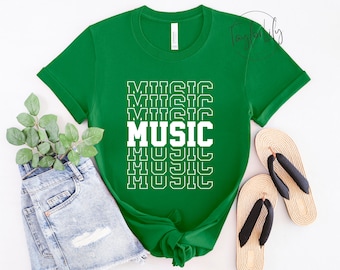 Music Shirt, Music Lover Shirt,Concert Shirt, Music Lover Gift, Music Shirt Woman, Musician Shirt, Music Festival Shirt, Muisc Teacher Shirt