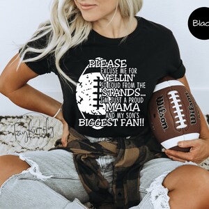 Football Mom Shirt, Football Mom, Biggest Fan Shirt, Game Day Shirt, Sports Mom, Sports Shirt, Gameday Shirt, Football Shirt,  Football Tee