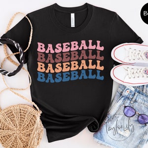 Retro Baseball Retro Shirt, Groovy Baseball Shirt, Vintage Baseball Shirt, Game Day Shirt, Baseball Mom, Sports Mom, Baseball Shirt, Retro