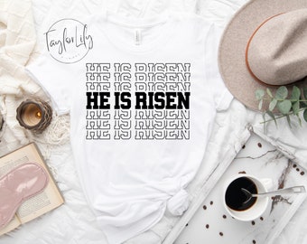 Er ist auferstanden Shirt, Oster Shirt, Jesus Oster Shirt, Glaube Shirt, christliches Shirt, religiöses Shirt, inspirierendes Shirt, Jesus Shirt