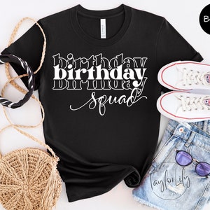 Birthday Squad Shirts, Birthday Girl Shirt, Birthday Group Shirt, Birthday Party Shirts, Birthday Crew Shirts, Birthday Gang Shirt, Birthday
