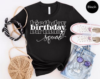 Verjaardag Squad shirts, verjaardag meisje shirt, verjaardag groep shirt, verjaardagsfeestje shirts, verjaardag crew shirts, verjaardag bende shirt, verjaardag
