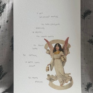 carte ange fée