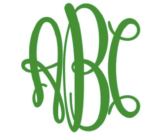 Keepsake Monogram Font with Frames SVG Cut Files Instant Download