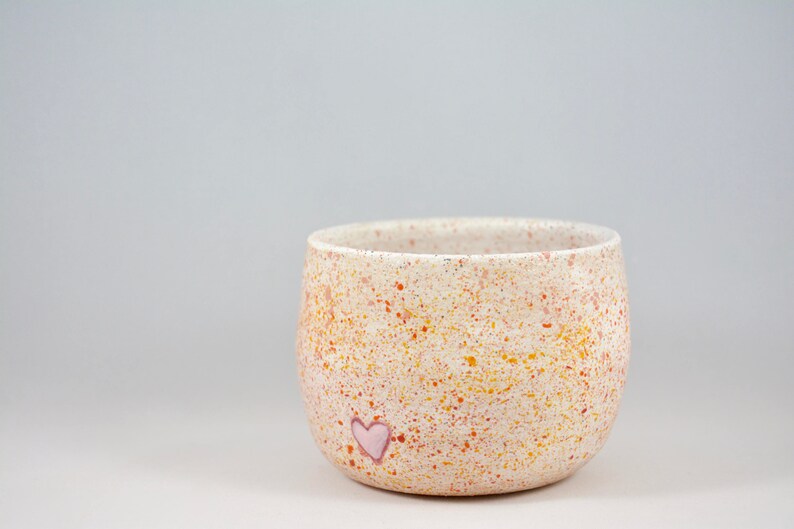Speckled Ceramic Small Succulent Planter Bowl Air Plant Holder