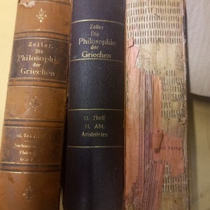 3 Bände Die Philosophie der Griechen in ihrer geschichtlichen antiaquarischen Bücher Philosophie