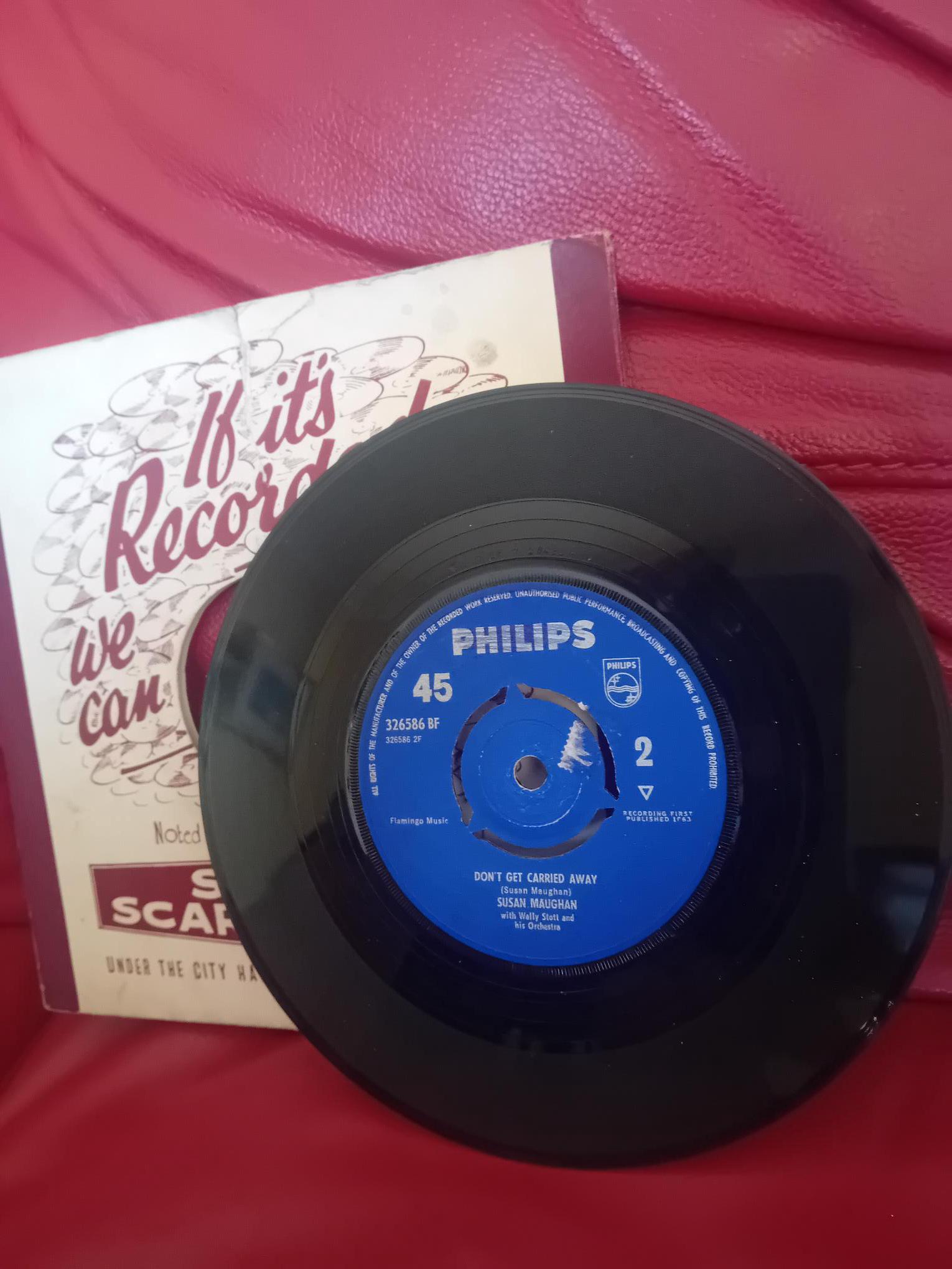 SUSAN MAUGHAN She's New To You / Don't Get Carried Away Popcorn 7" Single