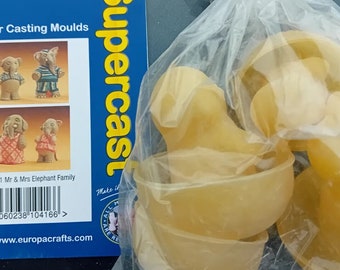 Reusable Latex Moulds Small Animal moulds 4 per set