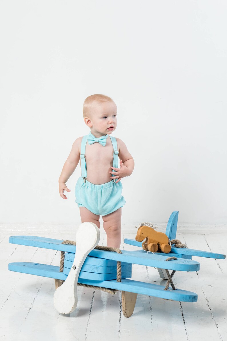 baby boy bloomers and suspenders