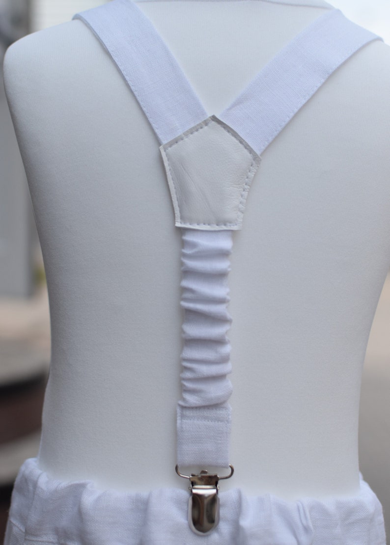 baby boy white linen outfit