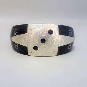 Tuareg Bracelet, Handmade African Ebony Bracelet Ethnic Tribal Jewelry Bracelet, Tuareg Jewelry - boho hippie gift for woman