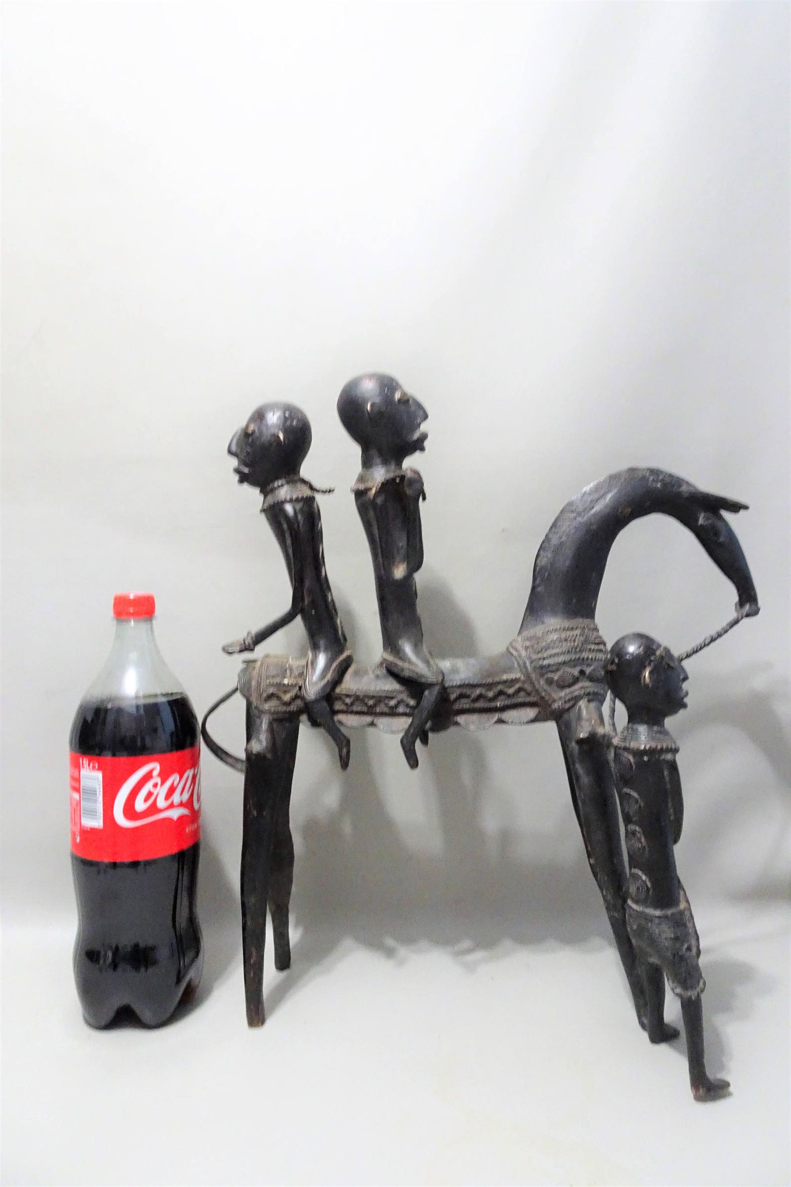 Large African bronze statue of two Putchu Guinadjiriders on Etsy