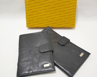 Designer-Geldbörse und Portemonnaie von Carven Paris in Geschenkbox – Geschenk für Männer