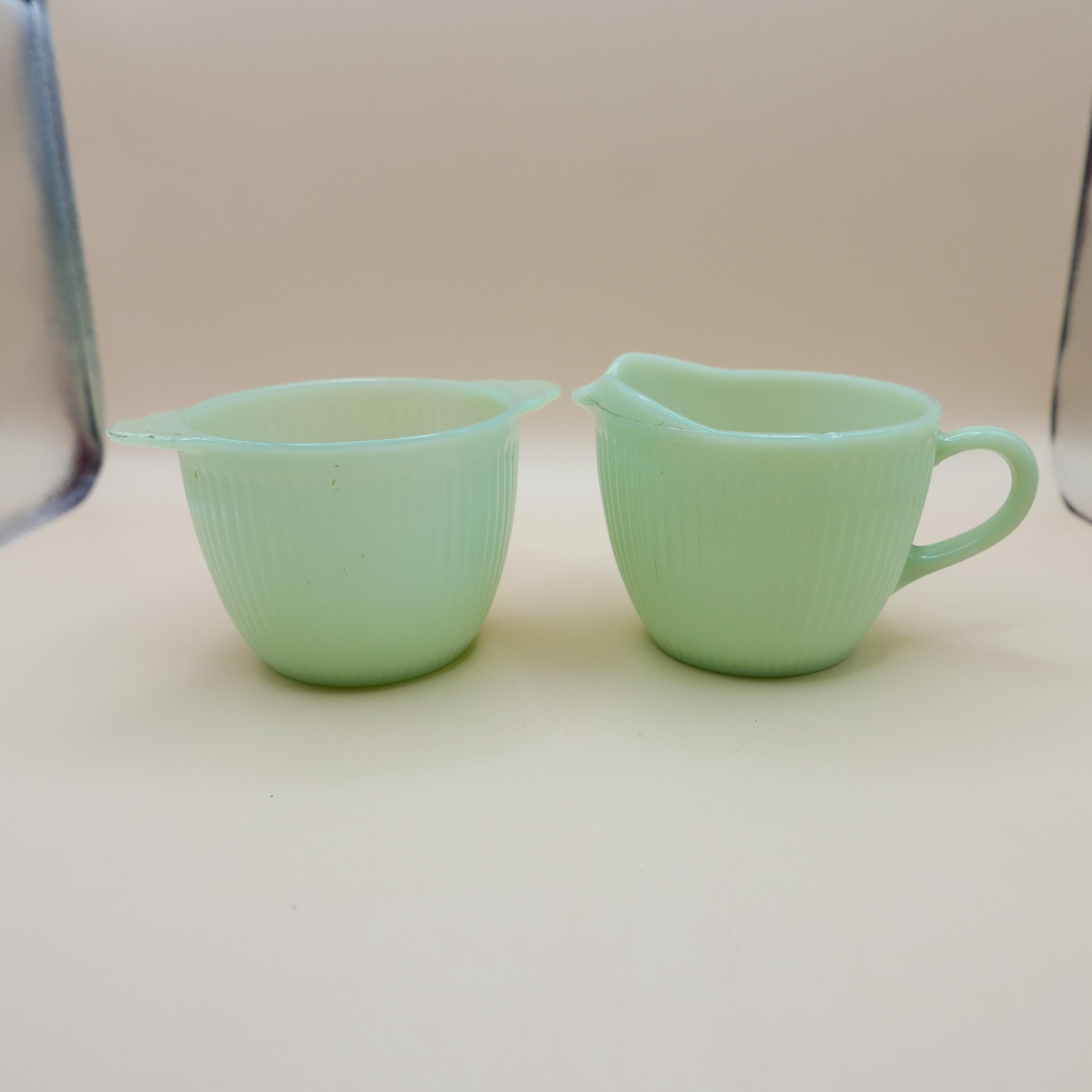 Fire King Jadeite Set Square - Etsy