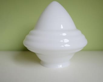 Vintage White Art Deco Lamp Shade Lampshade