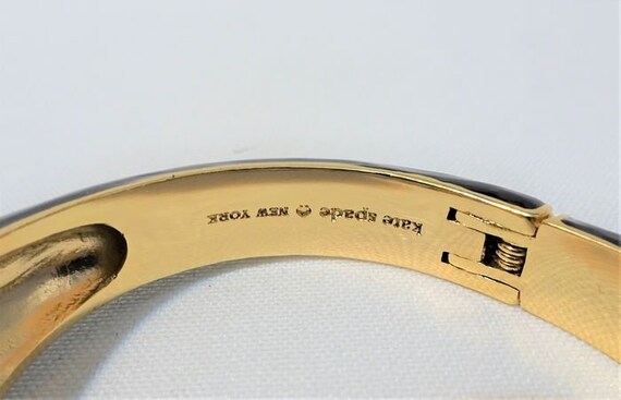 Signed Kate Spade Puppy Dog Open Cuff Bracelet - New York