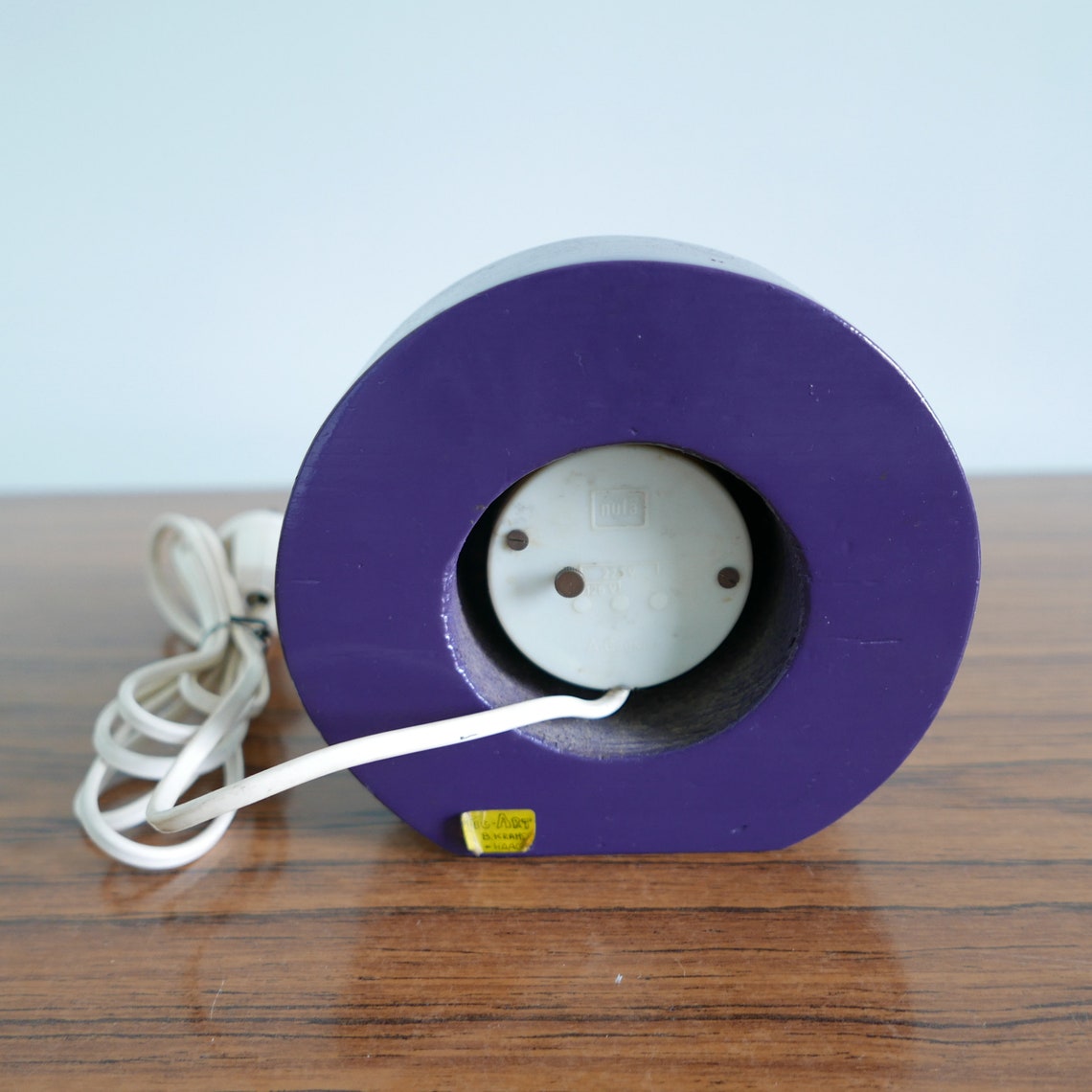 Kramer Reverse Clock Vintage Retro Electric Table Clock - 1970s - Tic Art B. Kramer the ...
